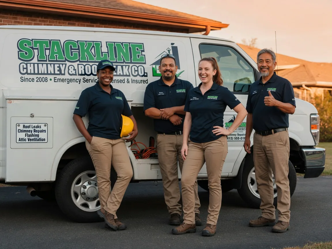 Chimney flashing repair company in Morrow, OH
